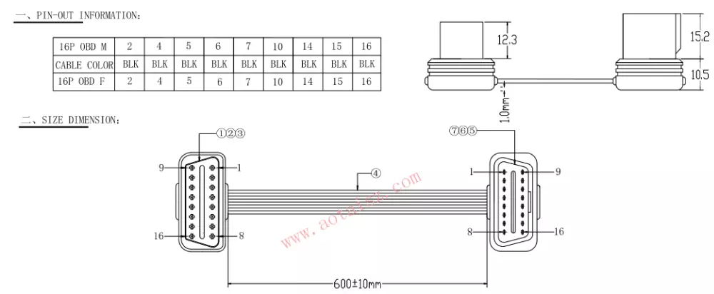 OBD2ケーブル