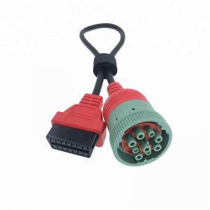 自動 J1939 9PIN から OBD2 DB9 ケーブル サプライヤー