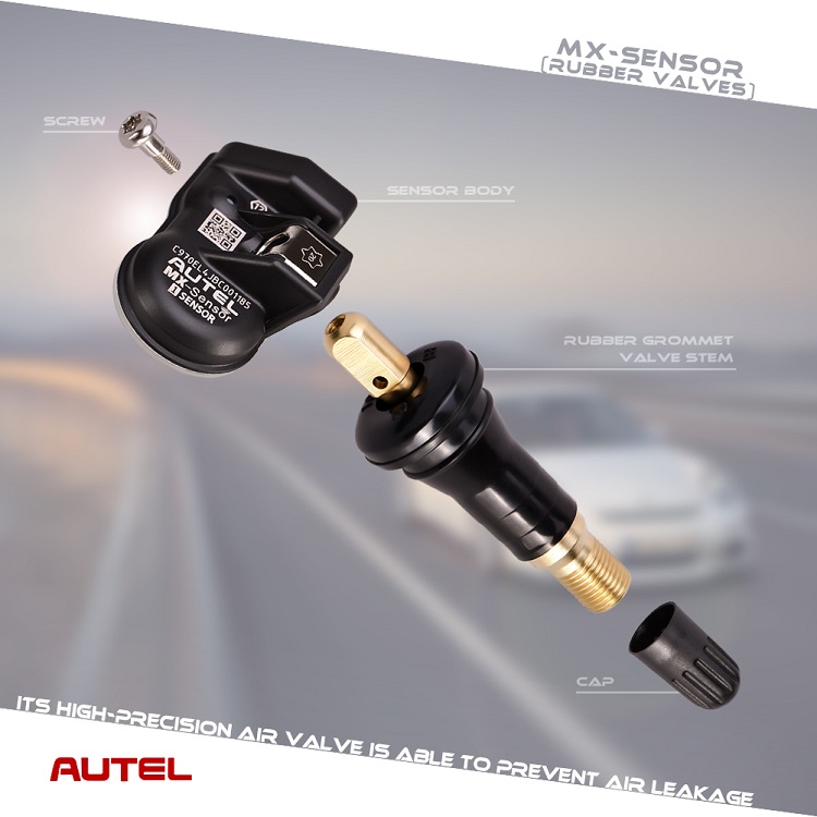 Autel MX センサー 315 433MHZ、TPMS センサーの取り付け方法